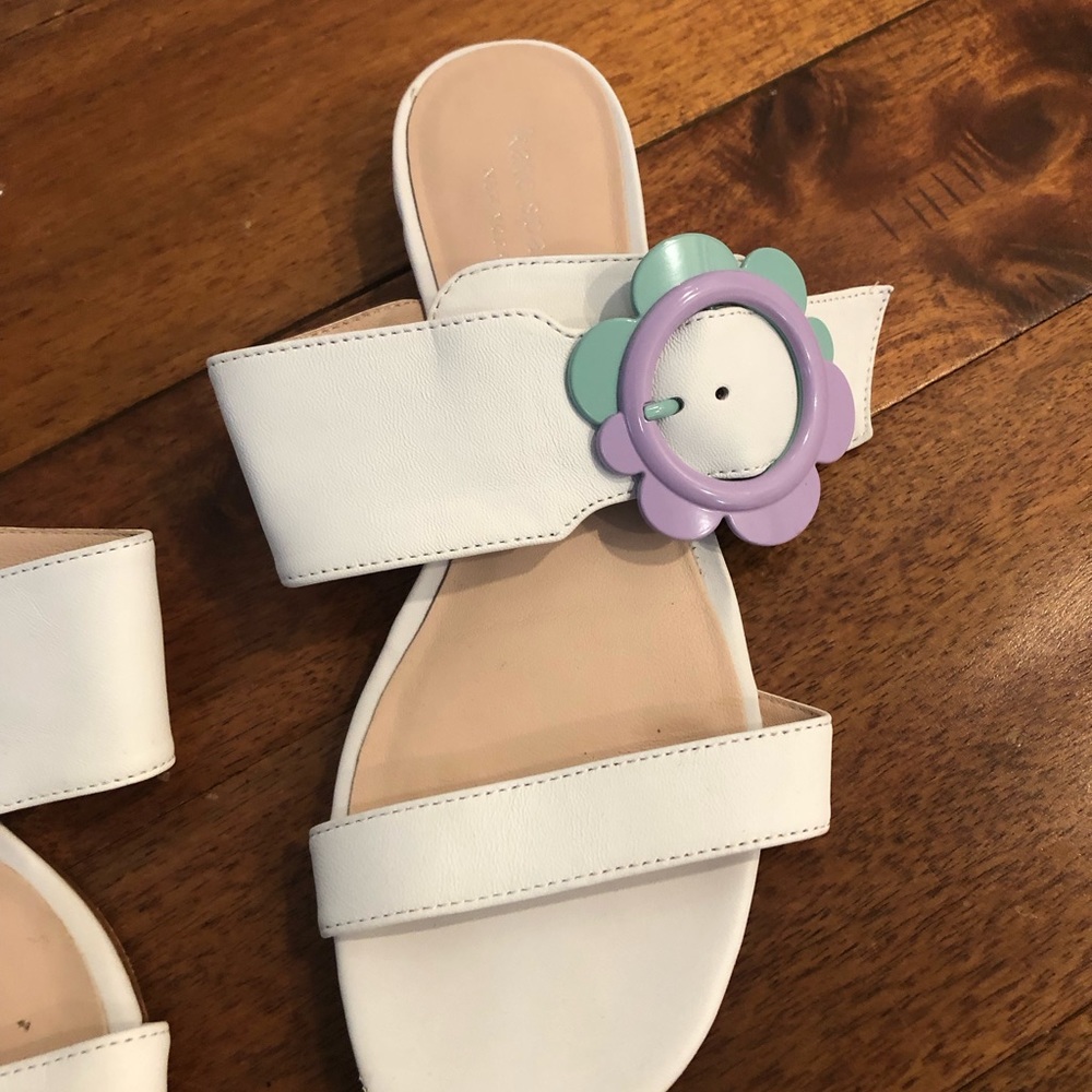Kate Spade Women's White Fabi Sandals - Picture 7 of 10